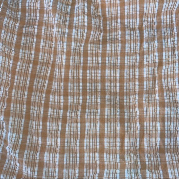 Orvis Shirt Collared Plaid Orange Plaid Fishing Vented Mesh Long Sleeve Collared - Picture 4 of 7